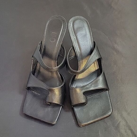 OG TOE LOOP SQUARED TOE FLIP FLOPS WOMEN"S SANDAL - Picture 2 of 13